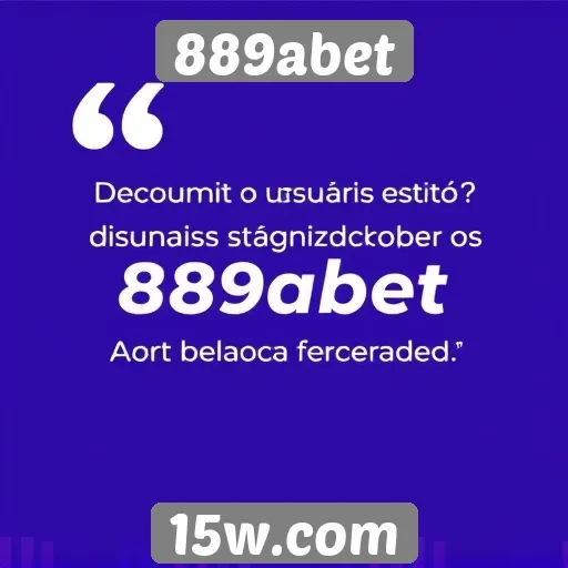 Depoimentos de usuários sobre o 889abet